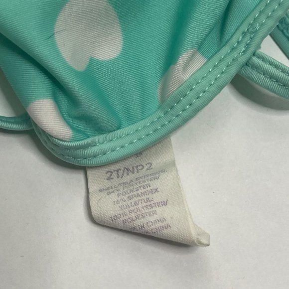 Ocean Pacific' Aqua Mint Toddler Tulle Tutu Swimsuit‎ Size 2T - Picture 2 of 3